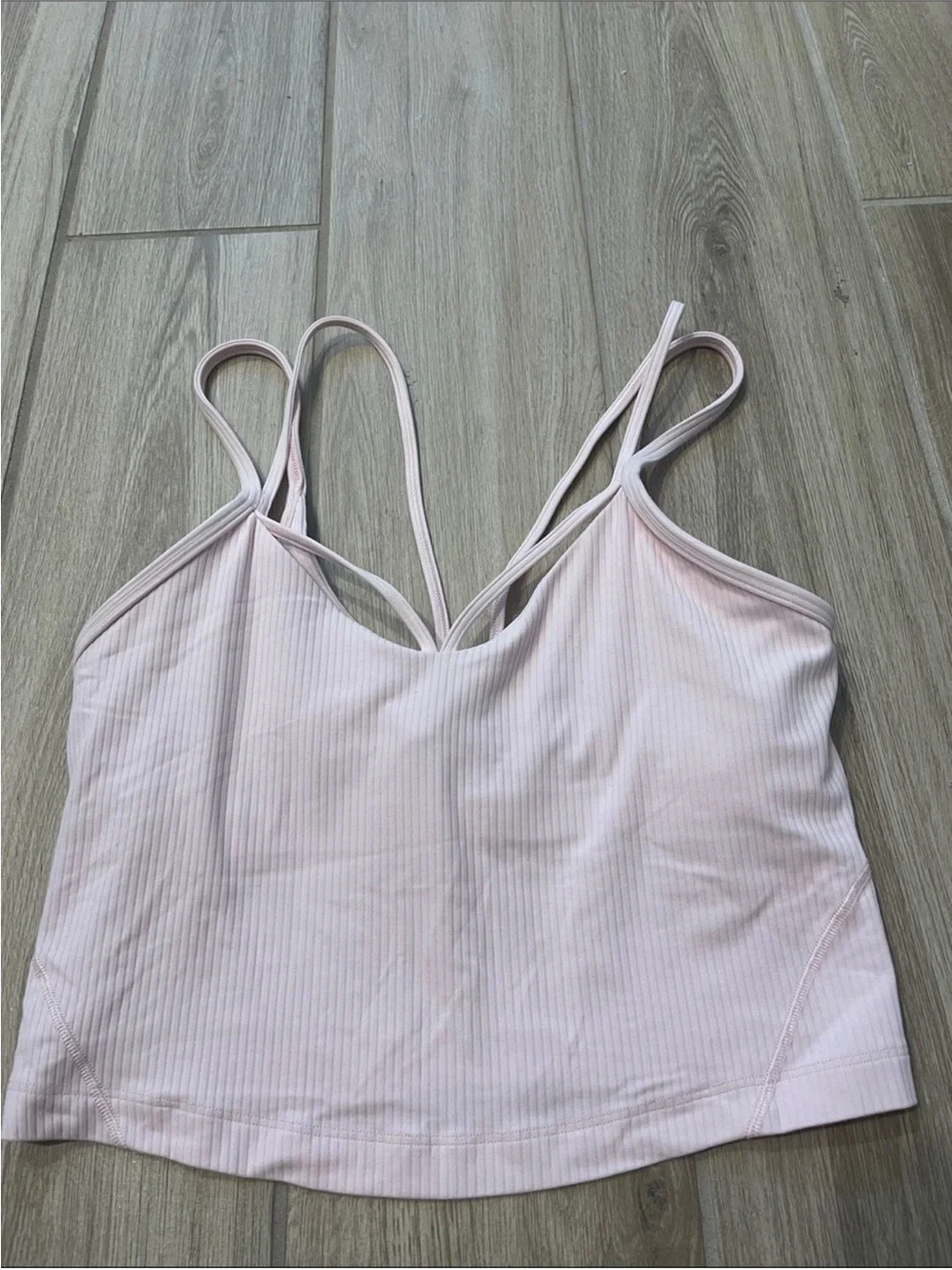 Lululemon Align Strappy Ribbed Tank Top Strawberry Milkshake Sz 6